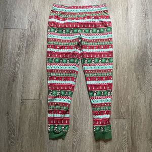 Disney Mickey Christmas Leggings/Pants | Color: Green/Red | Size: L